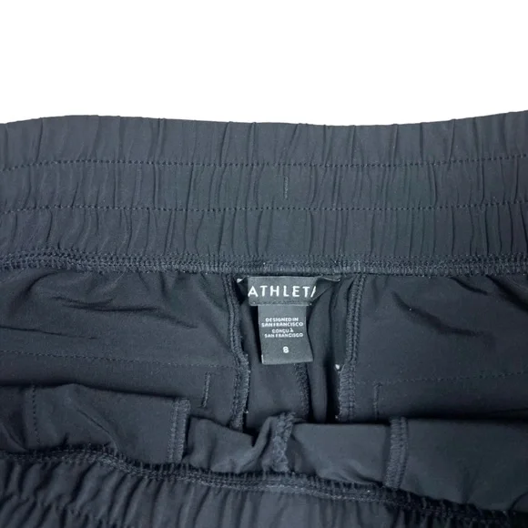 Athleta wide leg black lightweight women’s pants SZ 8 - Picture 5 of 6